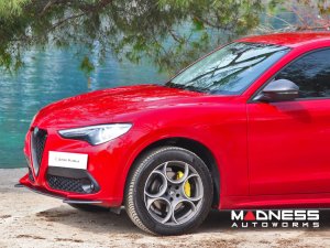 Alfa Romeo Stelvio Front Spoiler - Carbon Fiber - Stile Italia 